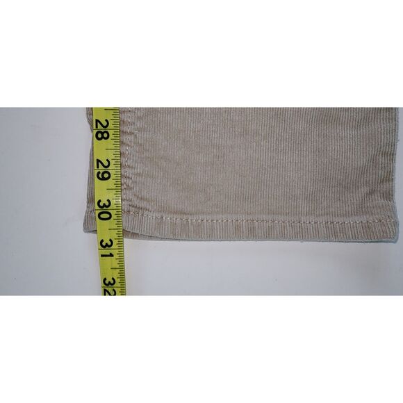 St John's Bay Women's Beige Straight Leg Corduroy Pants Sz 8 - Picture 4 of 6